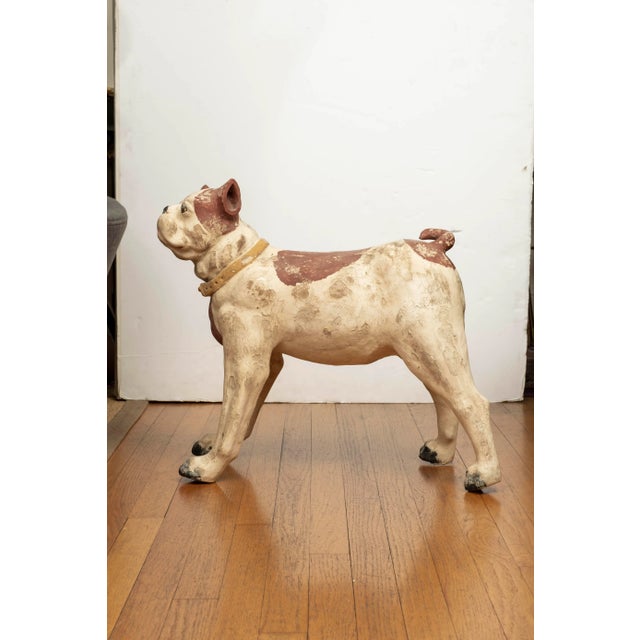 1940s Vintage Terracotta Terrier Sculpture For Sale - Image 5 of 8