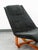 Mid Century Danish Modern Lounge Chair Chaise Black Suede Ap Denmark Recliner MCM For Sale - Image 9 of 12