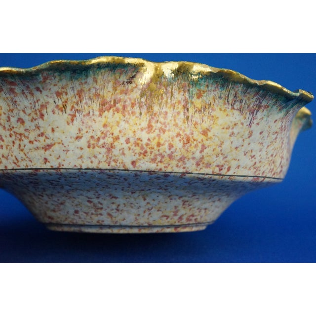 Vintage Italian Ceramic Bowl Centerpiece by Saca Sesto Fiorentino, 1940s For Sale - Image 11 of 18