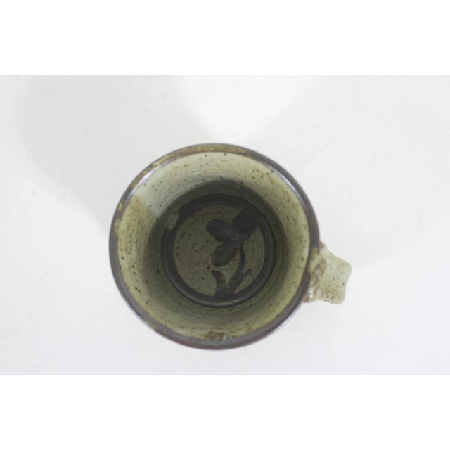 Vintage Signed Studio Pottery Mug For Sale - Image 6 of 9