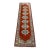2ft 7in × 9ft Wool Runner For Sale