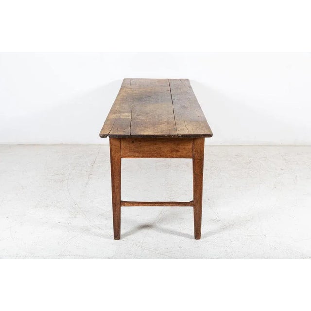 Large 19th Century English Vernacular 2 Plank Work Table For Sale - Image 12 of 17
