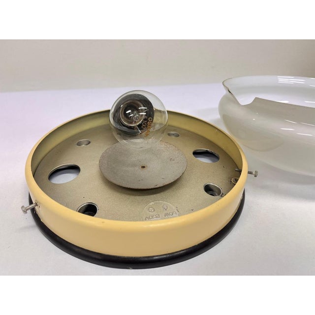 1940s Small Bauhaus Bakelite Ceiling Light, 1940s For Sale - Image 5 of 9