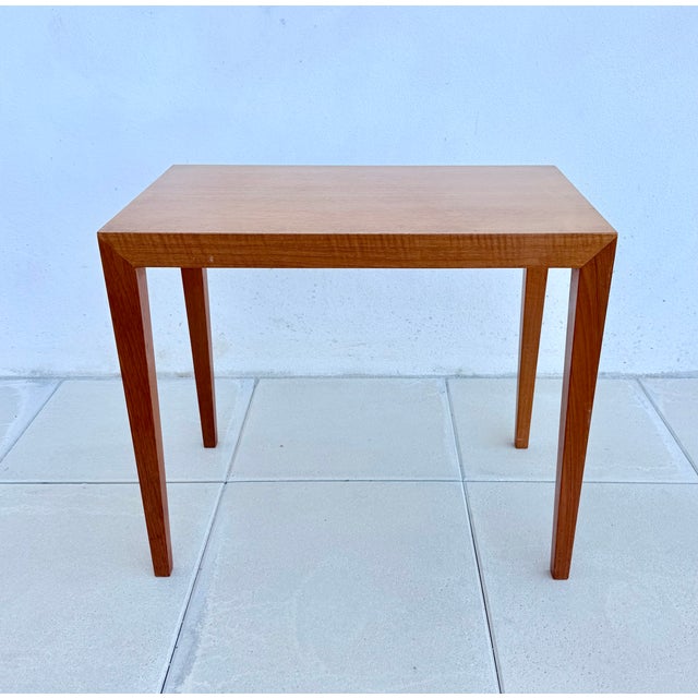 Danish Rosewood Side Table by Severin Hansen for Haslev Møbelsnedkeri, 1960s For Sale - Image 10 of 14