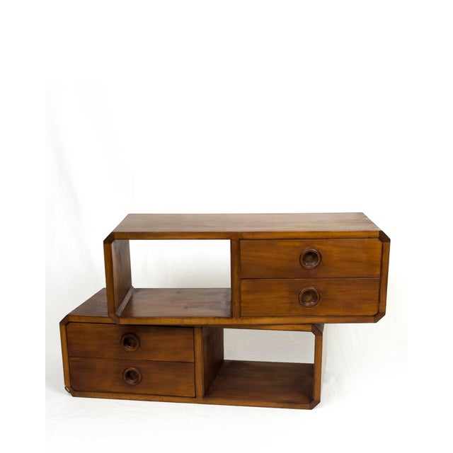 Mid-Century Modern Mid-Century Danish Floating Wall-Hung Nightstands, 1960s, Set of 2 For Sale - Image 3 of 7