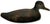 Unusually Large Size Antique American Carved Wood Hand Painted Duck Hunters Decoy From Downeast Coastal Maine - 22 Inches Long For Sale - Image 16 of 18
