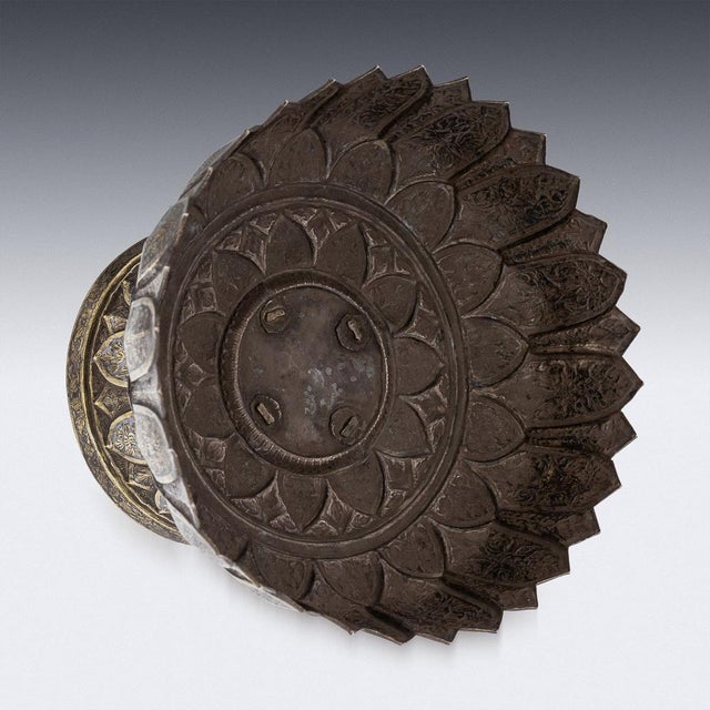 19th Century Thai Silver-Gilt Niello Enamel Bowl, 1800s For Sale - Image 6 of 18