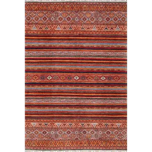2010s Handwoven Turkeman Style Area Rug 8’2″ X 11’8″