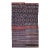 Vintage Turkish Kilim Rug, Handwoven Wool, Geometric Pattern, Indigo Blue & Rust-Red, 5x8 For Sale