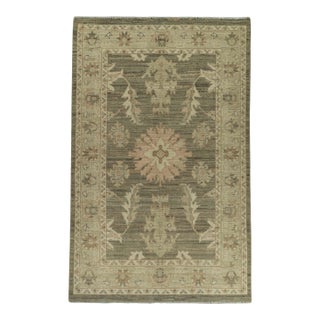 Oushak Rug 3'2" x 5' #21337 For Sale