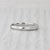 Modern 0.50ctw Pave Diamond Wedding Band 18k White Gold Size 6.5 Ring Stackable For Sale - Image 3 of 8