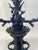 Early 20th Century Antique Ornate Chinese Bronze Four Armed Candelabra For Sale - Image 5 of 11