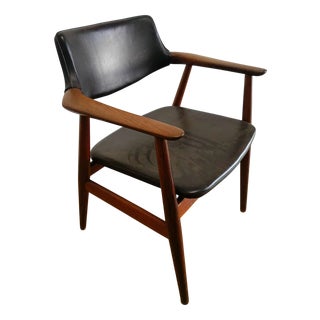 Vintage Danish Armchair in Teak by Erik Kirkegaard, 1950s For Sale