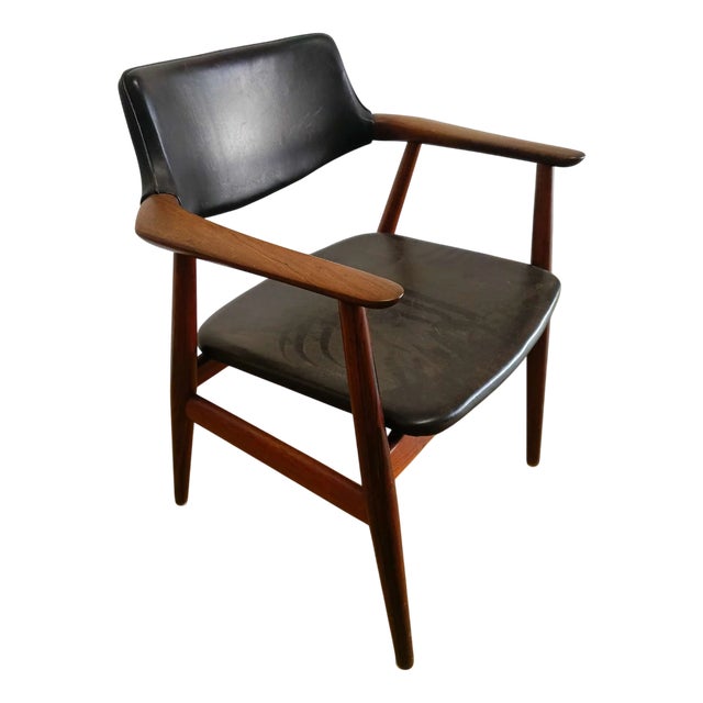 Vintage Danish Armchair in Teak by Erik Kirkegaard, 1950s For Sale
