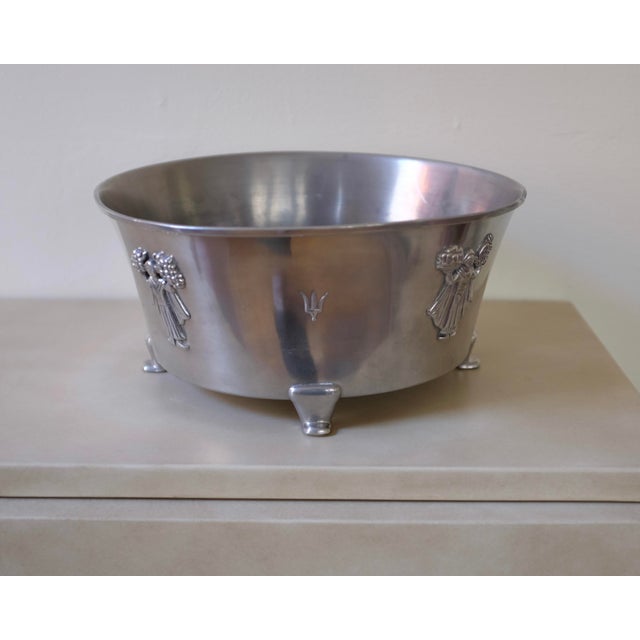 Mid-Century Modern 1938 Large Jardinière by Hugo Gehlin for Ystad Tenn For Sale - Image 3 of 8