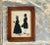 Antique 19th Century American Double Silhouette Portrait, Wood Frame For Sale - Image 6 of 9