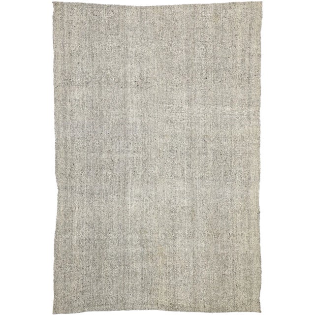 Vintage Turkish Kilim Rug - 07’00 X 10’02 For Sale - Image 9 of 9