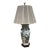 Chinese Famille Rose Table Lamp With Pleated Shade For Sale