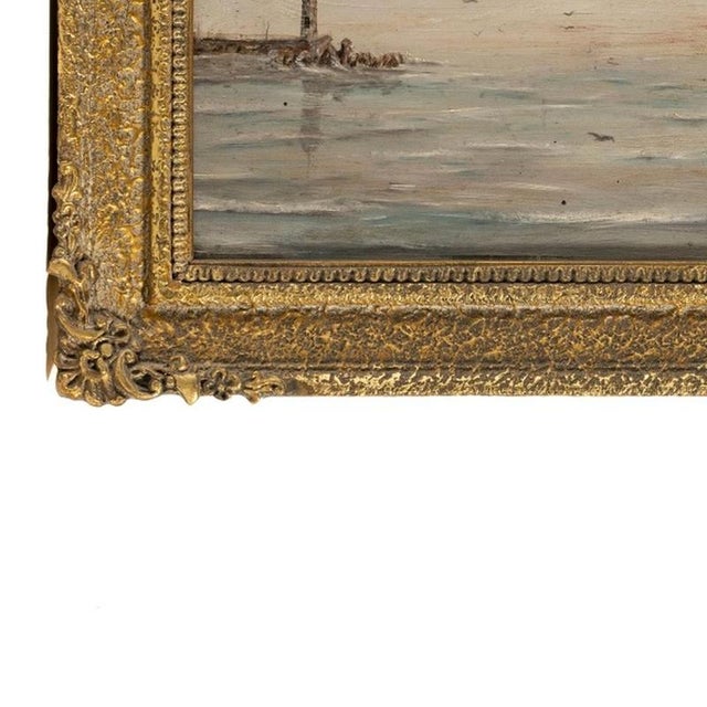 European School Artist, Seascape, 1908, Oil Painting For Sale - Image 3 of 6