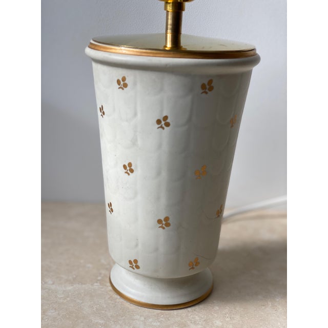 Gustavsberg Stoneware Table Lamp by Wilhelm Kåge for Gustavsberg, 1940s For Sale - Image 4 of 12