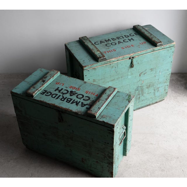 Vintage Cambridge University Rowing Team Ice Box Drinks Cooler Crate, Early 20th Century For Sale - Image 9 of 16