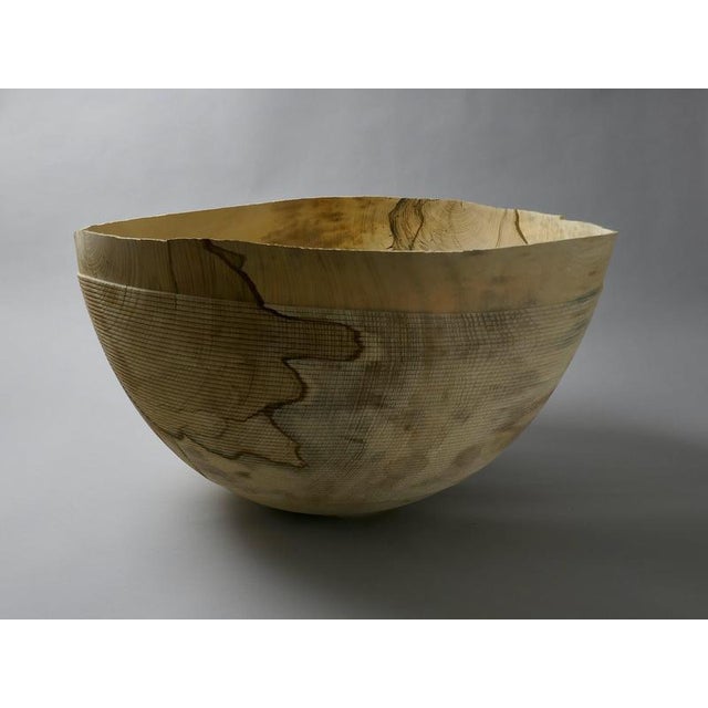 Rope Bowl in Hackberry Wood by Yann Marot For Sale - Image 4 of 12