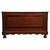 19th Century English Oak Coffer Chest with Mahogany Cross-Banding For Sale - Image 11 of 11