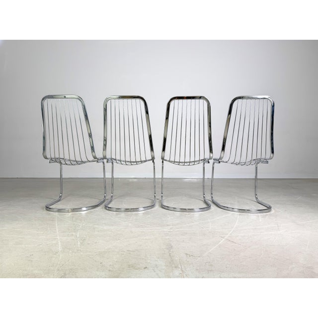 Mid-Century Modern Flynn Chairs by Gastone Rinaldi, Italy, 1970, Set of 4 For Sale - Image 3 of 8