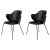 Set of Black Leather Chairs by Lassen For Sale - Image 6 of 6