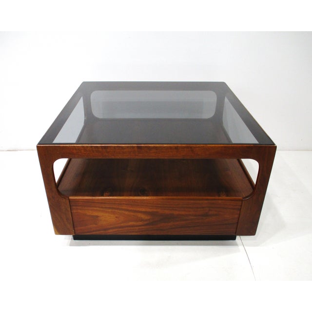 Walnut Mid Century Coffee Table by Josef Otmar in the Style of Niels Moller (A) For Sale - Image 10 of 10