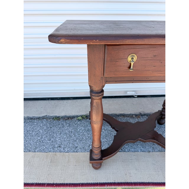 Antique William & Mary Style Pine Hall Table, 19th Century A charming and characterful piece, this William & Mary style...