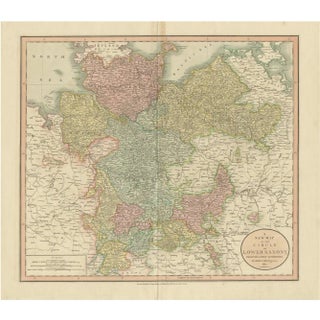 Map of Lower Saxony, 1811 For Sale