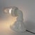 Porcelain Wall Lamp with Transparent Glass Shade, 1930s For Sale - Image 10 of 18