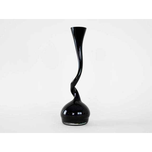 Glass Vintage Danish Swing Vase by Britta Bonnesen for Normann Copenhagen, 1980s For Sale - Image 7 of 9