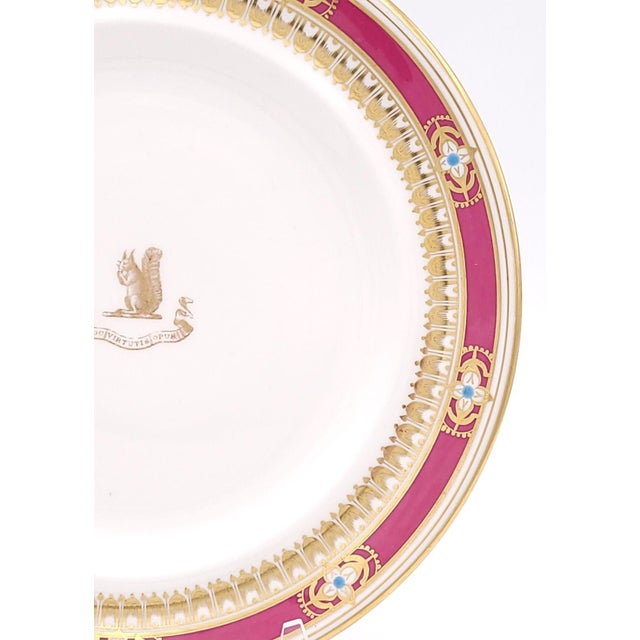 Mid 19th Century Set of Four Davenport Staffordshire Plates, Circa 1840 For Sale - Image 5 of 11