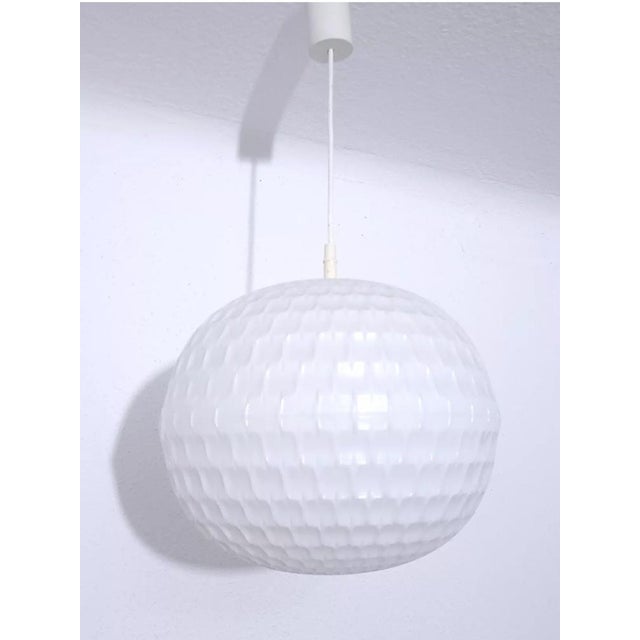 Mid-Century German Pendant Lamp by Aloys Gangkofner for Erco, 1970s, in Very Good conditions. Designed 1970 to 1979 This...