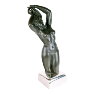 1940s Louis Giraud Ceramic Sculpture "Swimmer"