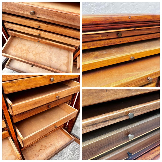 Antique Collector's or Specimen Cabinet | Late 19th Century For Sale - Image 12 of 18