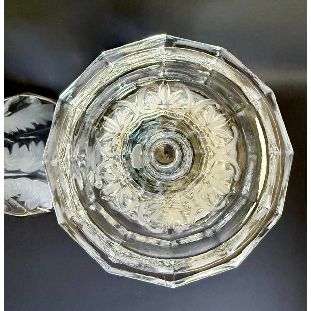 Pair of Reversible Glass Vases & Taper/Pillar Candleholders For Sale - Image 10 of 12