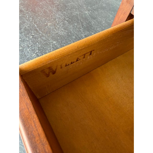 Brown Mid Century Willett Solid Cherrywood 12 Drawer Dresser For Sale - Image 8 of 12