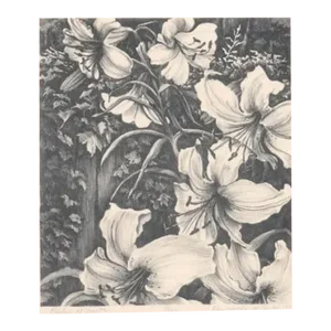 1993 Elizabeth Carter Poetry of Earth Lithograph