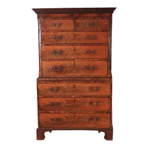 Late 18th Century George III Mahogany Chest in Chest