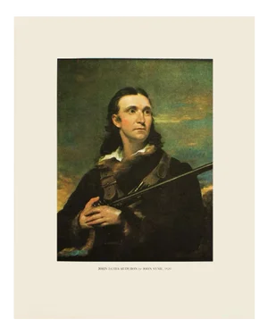 1966 Vintage American Classical Print "Portrait of John James Audubon" After John Syme