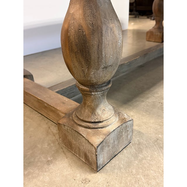 Restoration Hardware 17th Century Priory Rectangular Dining Table For Sale - Image 9 of 12
