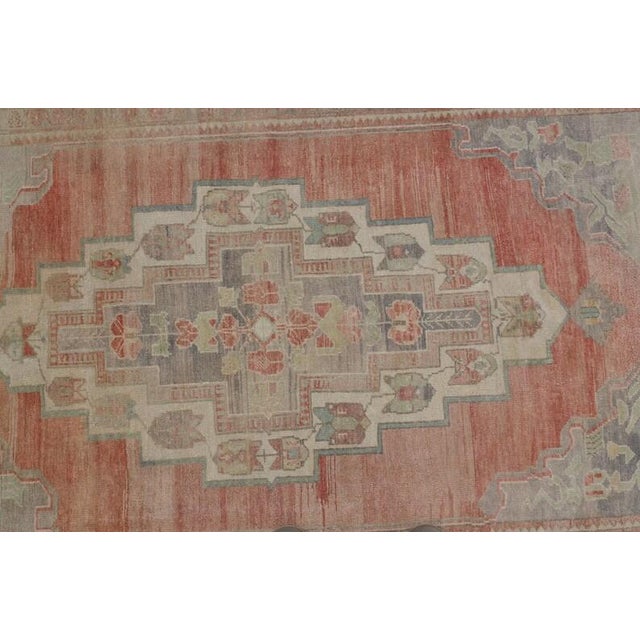 Neutral Earth Tones Vintage Rug For Sale - Image 9 of 10