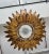 Vintage Spanish Gilt Metal Sunburst Ceiling Fixture For Sale - Image 10 of 12