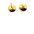 Late 20th Century Marco Bicego Jaipur Color 18k Yellow Gold Bezel Set Citrine Quartz Stud Earrings, Pair For Sale - Image 5 of 5