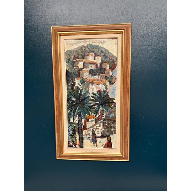 Bertil Wahlberg, Southern Village, 1950s, Oil on Panel, Framed For Sale - Image 18 of 18