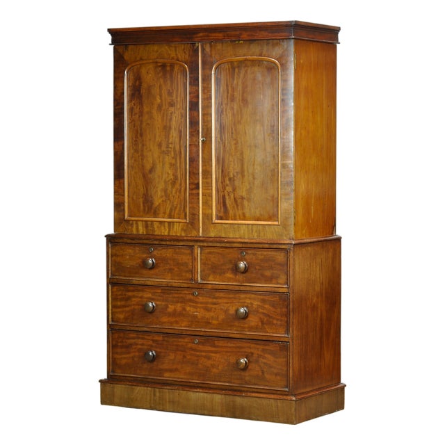 Victorian Mahogany Cabinet, 1860 For Sale