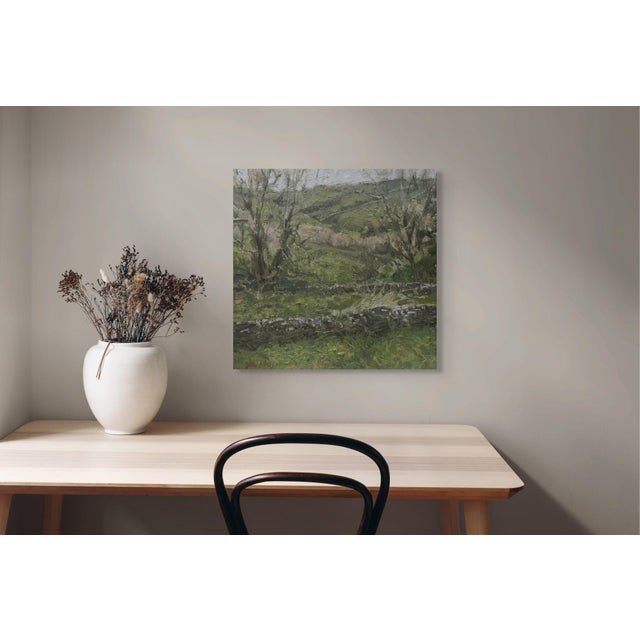 Early 21st Century Near Galway by Jim Beckner | Oil on Canvas Landscape with trees and rolling hills For Sale - Image 5 of 5